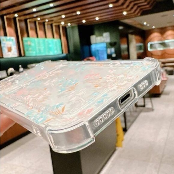 ⚠️Clearance🫧iPhone 14/Pro/Pro Max Cute Floral iPhone Case With Card Holder - Picture 5 of 5